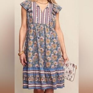 Matilda Jane Blue Floral Midi Dress
